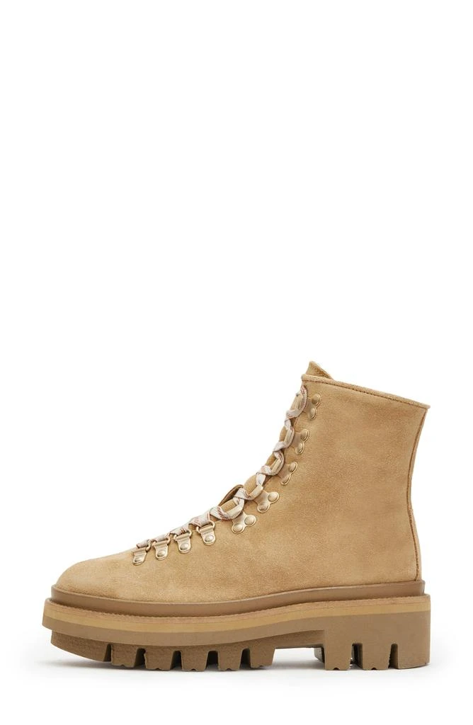 ALL SAINTS Wanda Genuine Shearling Lug Sole Combat Boot 3