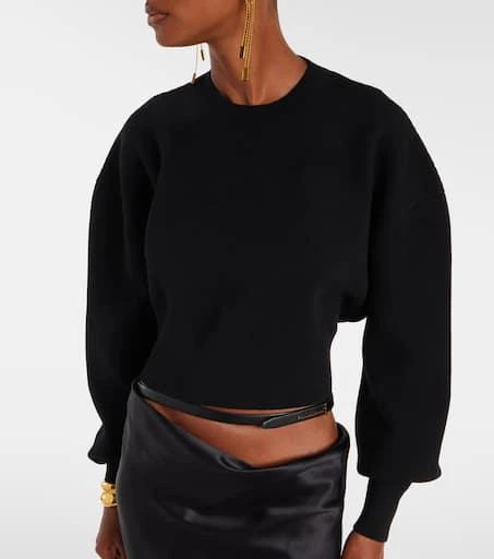 Tom Ford Cropped wool and cashmere-blend sweater 6