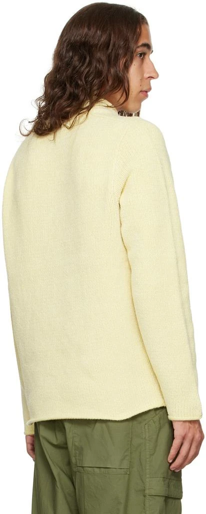 Stone Island Yellow Chenille Sweater 3