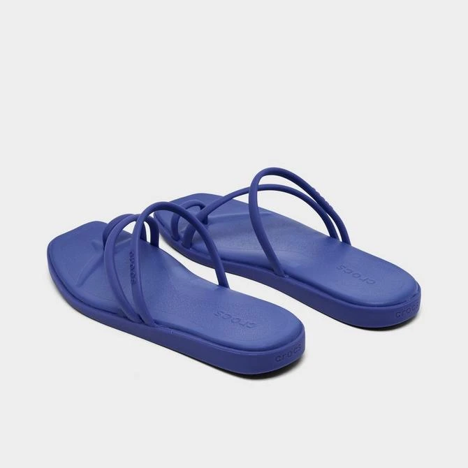 Crocs Women's Crocs Miami Metallic Toe Loop Sandals 4