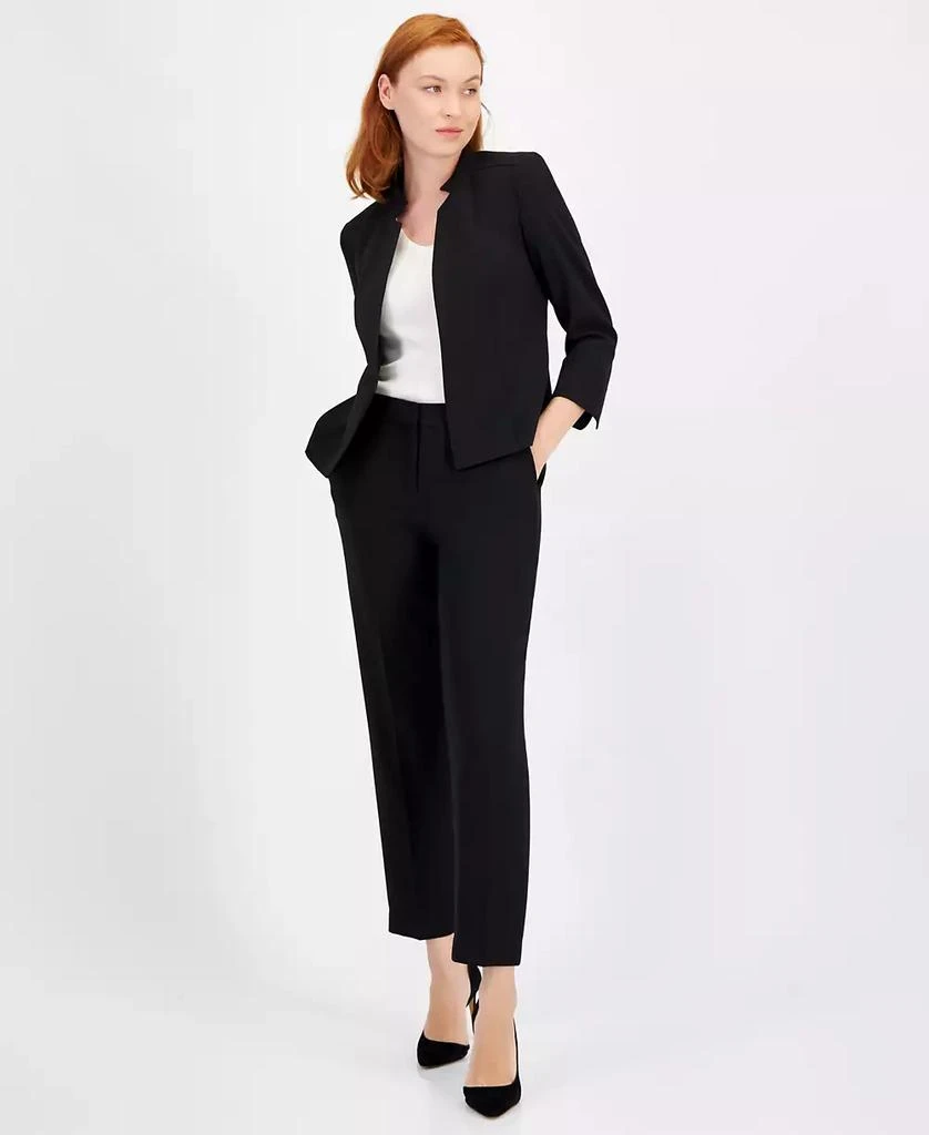 Anne Klein Star-Collar Open-Front Blazer 2