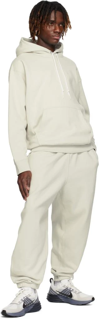NIKE Beige Solo Swoosh Hoodie 4