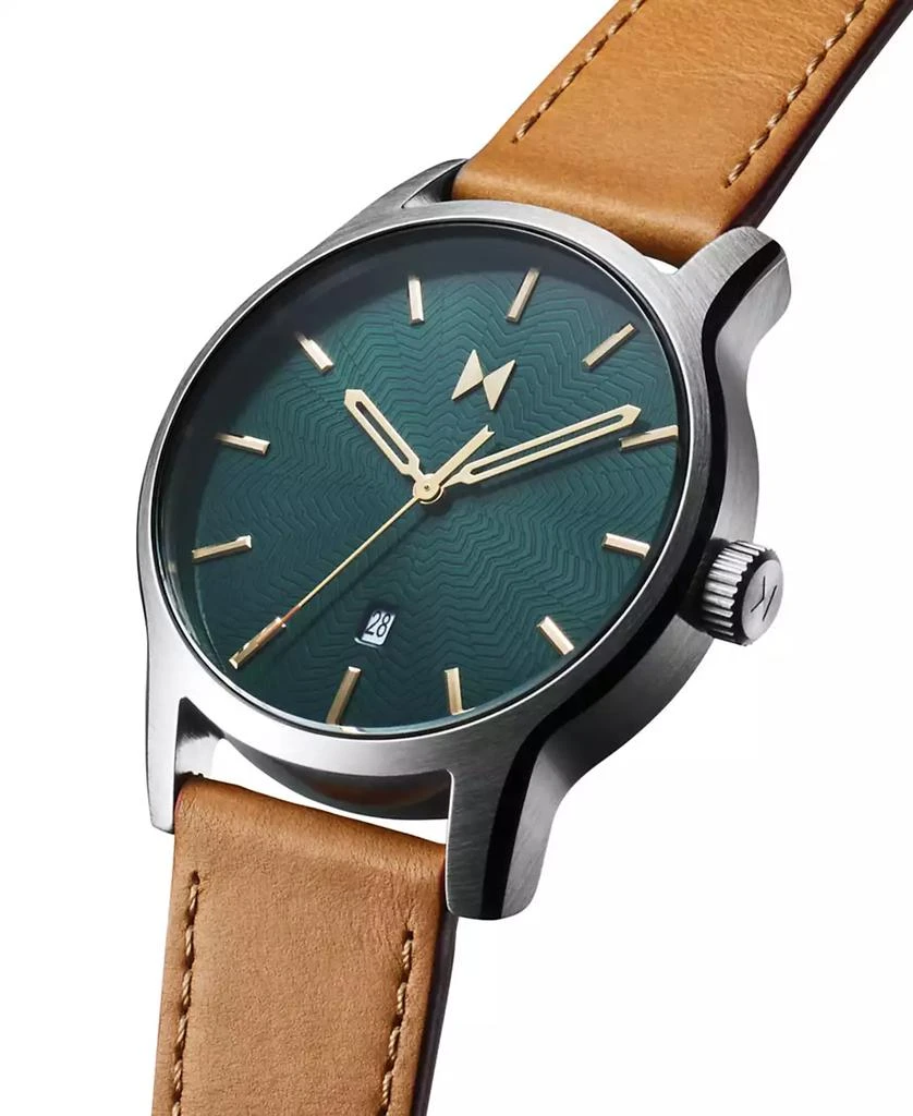 MVMT Men's Classic II Tan Leather Strap Watch 3