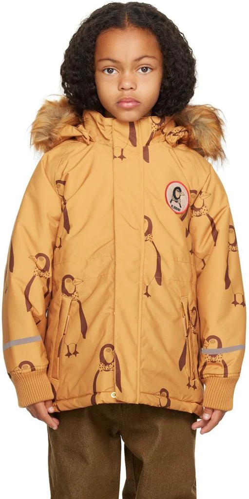 Winter Jacket K2 Parka Mini Rodini Mini Rodini Kids Beige Penguin