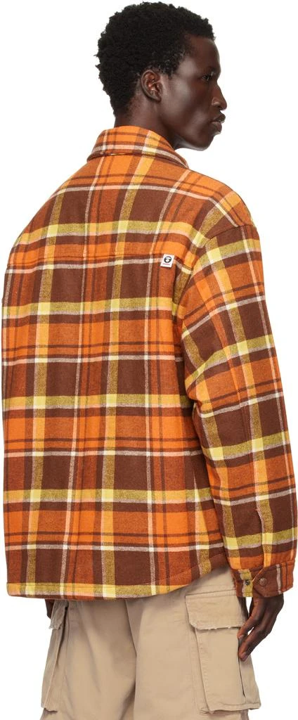 AAPE Orange & Brown 'AAPE Now' Jacket 3
