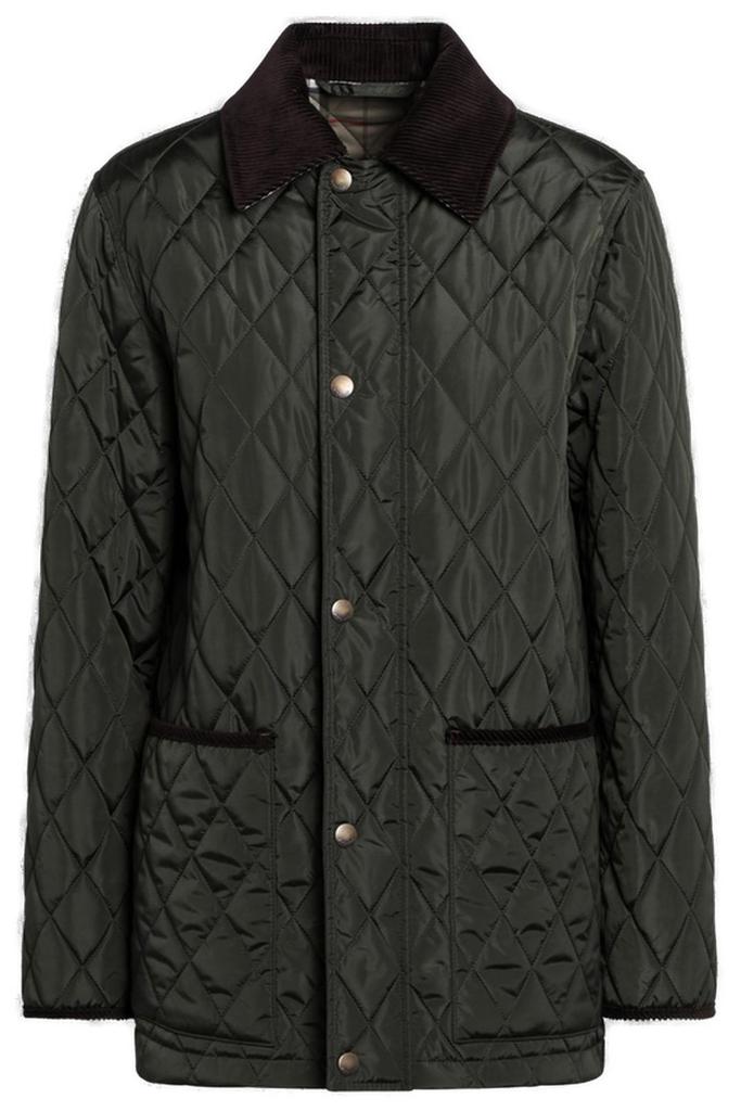 Burberry Cotswold Boxy Quilted Logo Jacket - Jackets - Free