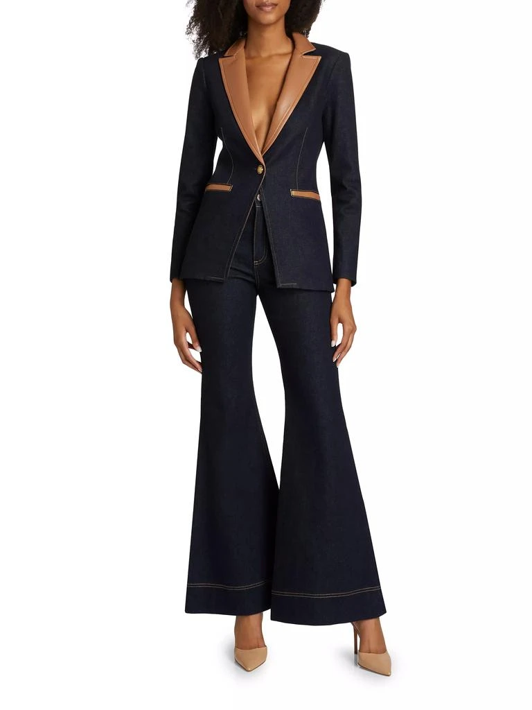 Alice + Olivia High-Rise Flared Jeans 2