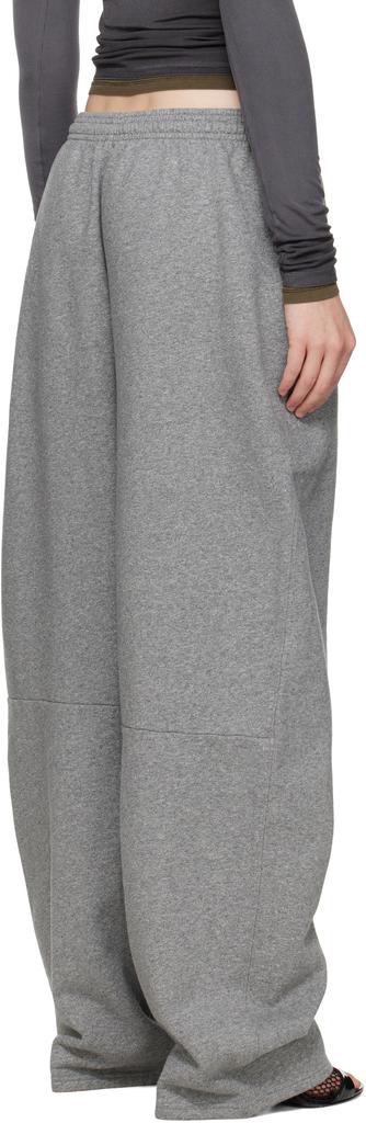 Gray Logo-Detailed Oversize Sweatpants – On Sale Now with Up to 62