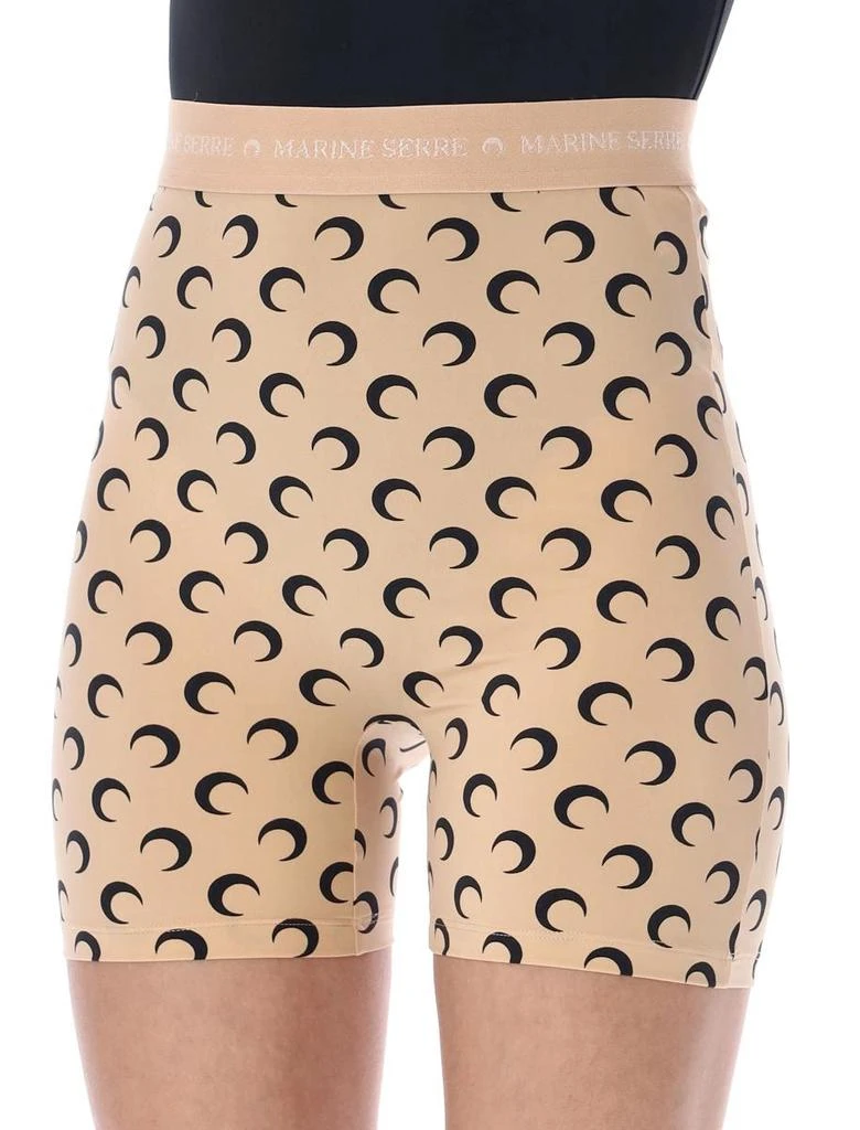 MARINE SERRE Marine Serre Recycled Moon Jersey Mini Shorts 3