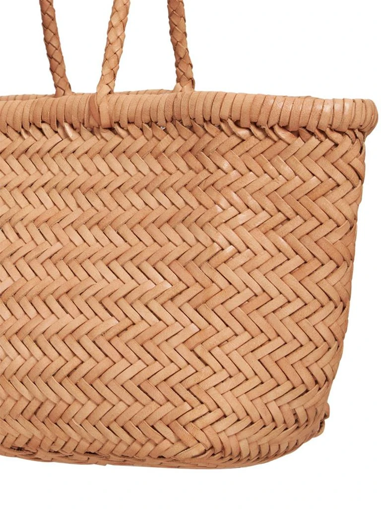 DRAGON DIFFUSION Triple Jump Small Leather Basket Bag 3