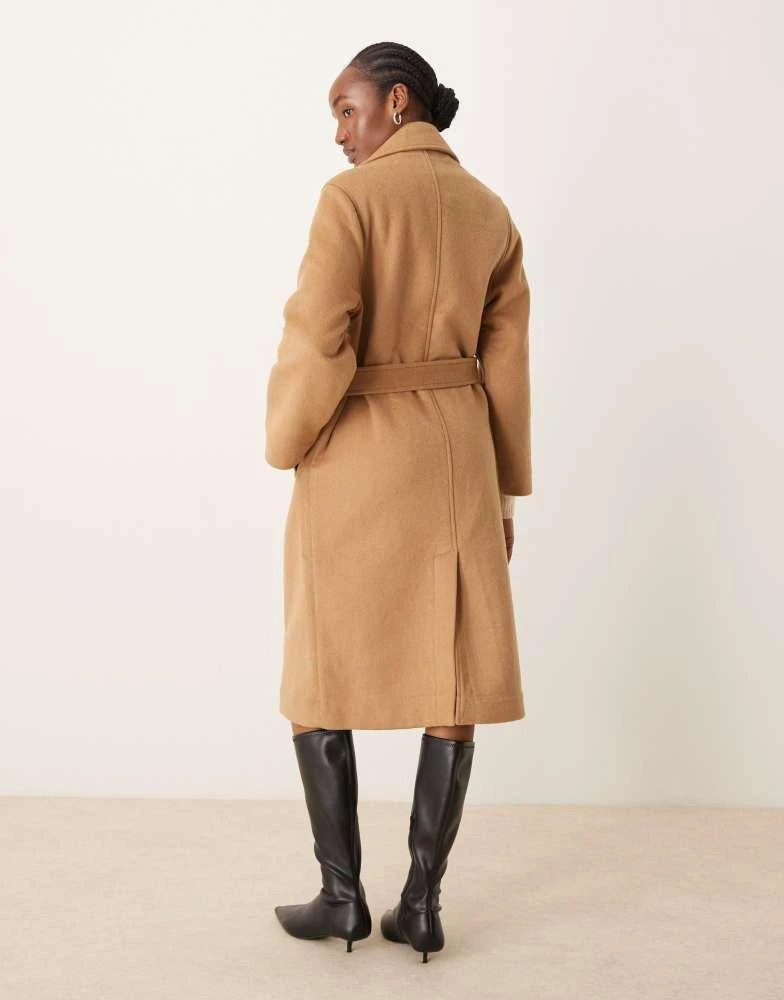 Abercrombie & Fitch Abercrombie & Fitch trench coat with belt in camel 4