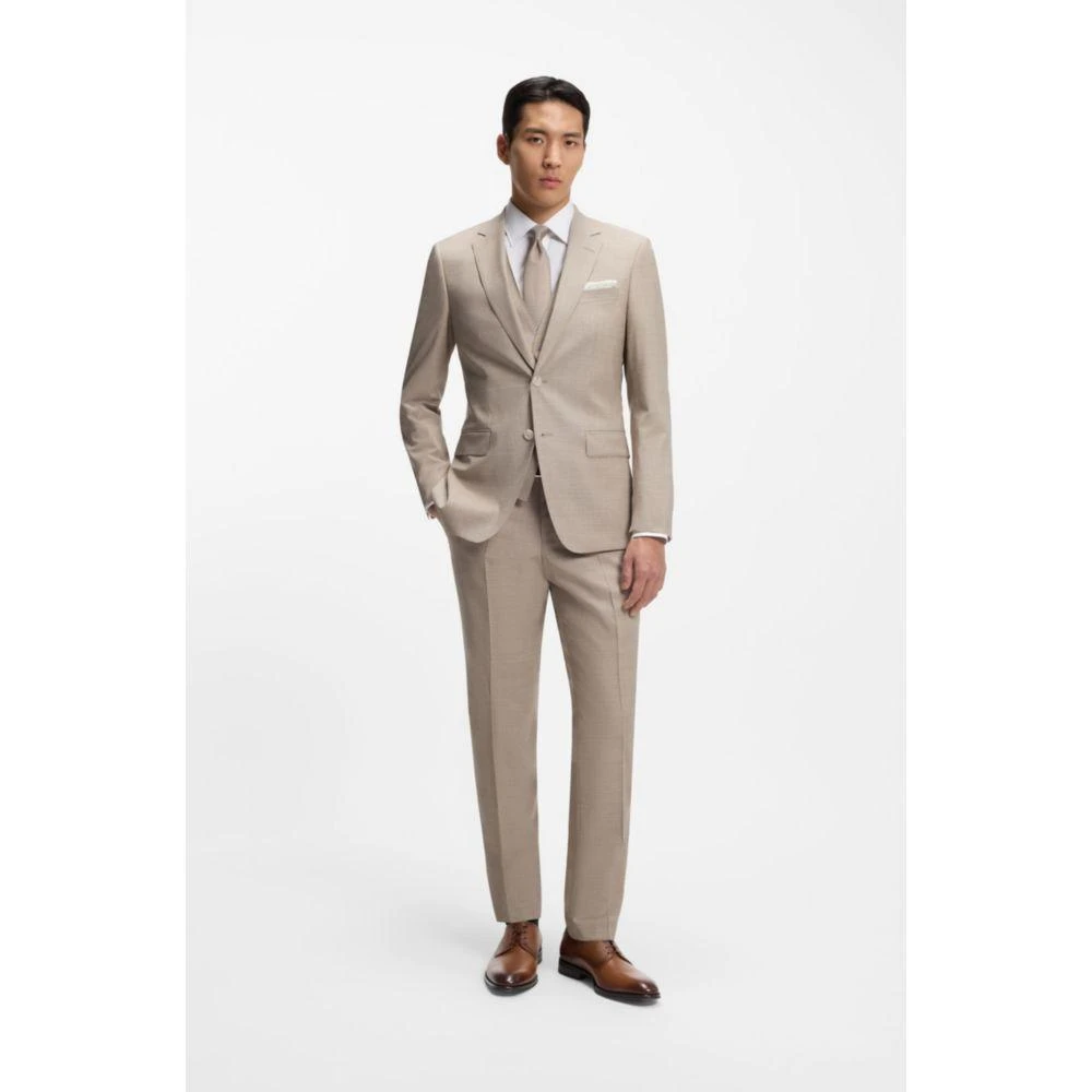 Hugo Boss Derby shoes in textured and smooth leather 2