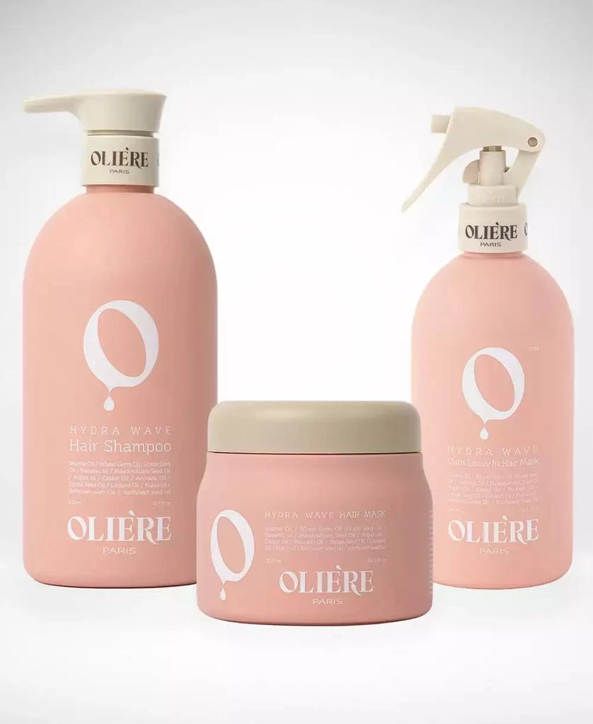 Oliere Paris Hydra Wave Essential Curl-Care Hair Care Trio $219 Value