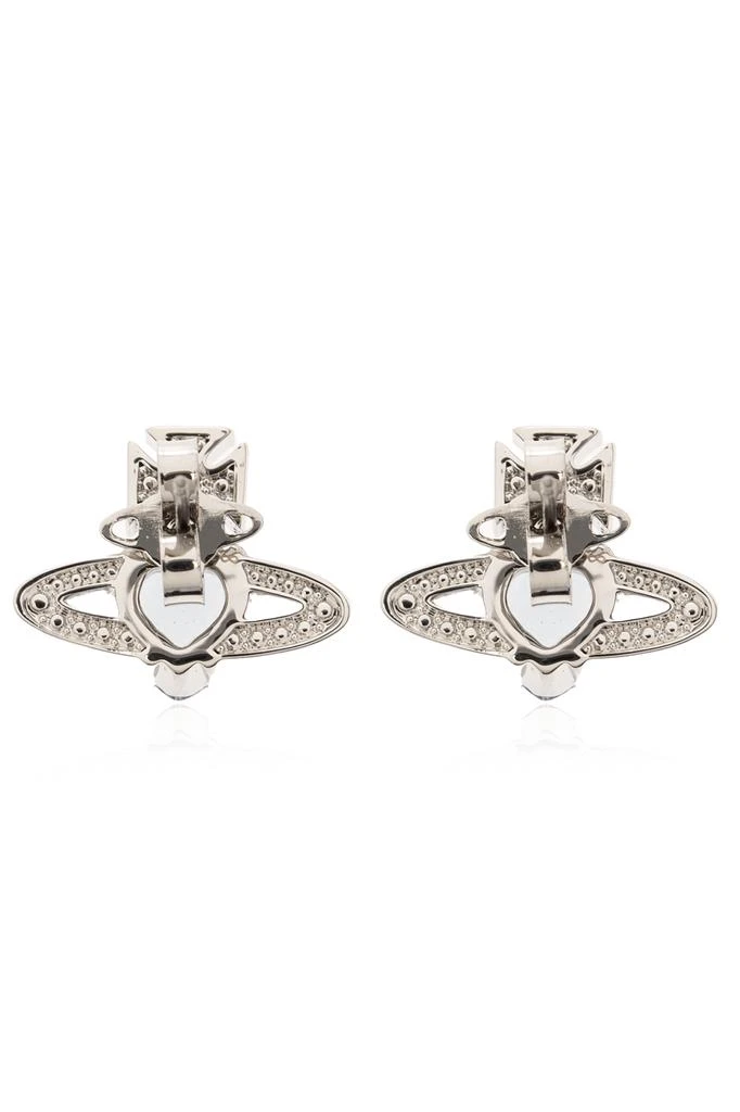 Vivienne Westwood Earrings with shimmering crystals 3