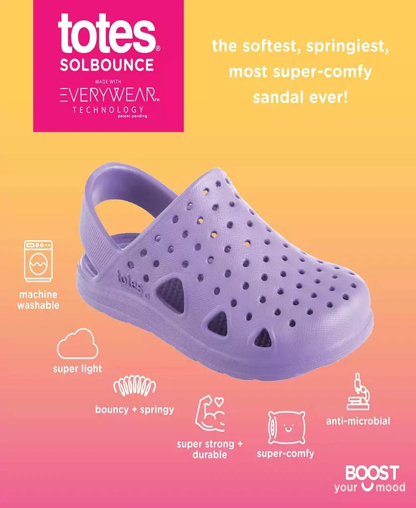 Totes Toddler Kids Lightweight Sol Bounce Splash and Play Clogs 6