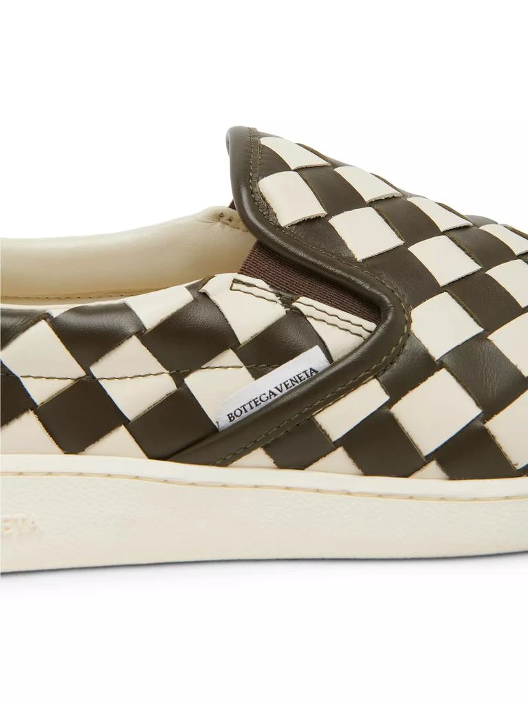 Bottega Veneta Sawyer Intrecciato Leather Slip-On Sneakers 5