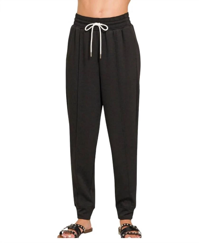 ZENANA Zenana - Scuba Sweatpants With Pockets