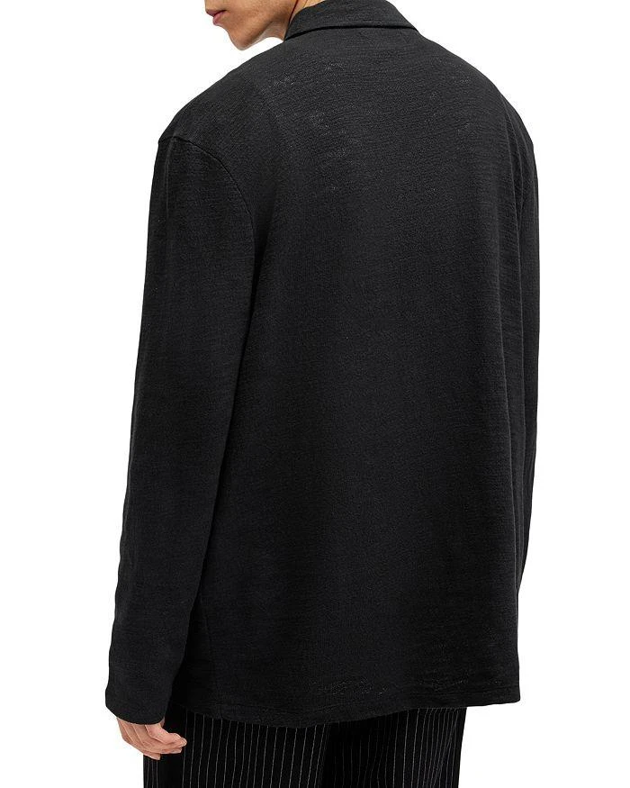 ALL SAINTS Foster Cotton Textured Oversized Fit Button Down Shirt 5
