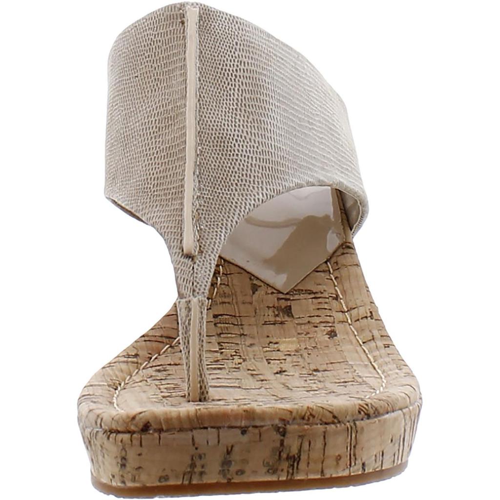 Donald J Pliner GIL85X Womens Leather Slip On Wedge Sandals
