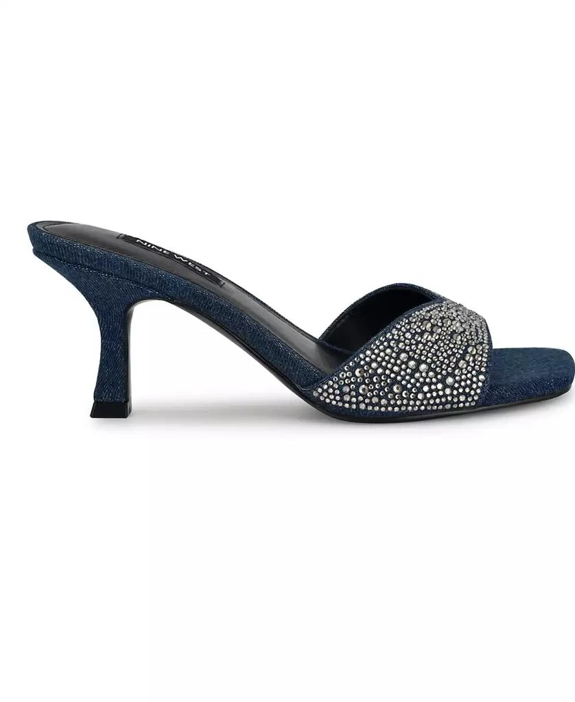 Nine West Women's Rokke Slip-On Tapered Heel Sandals 2
