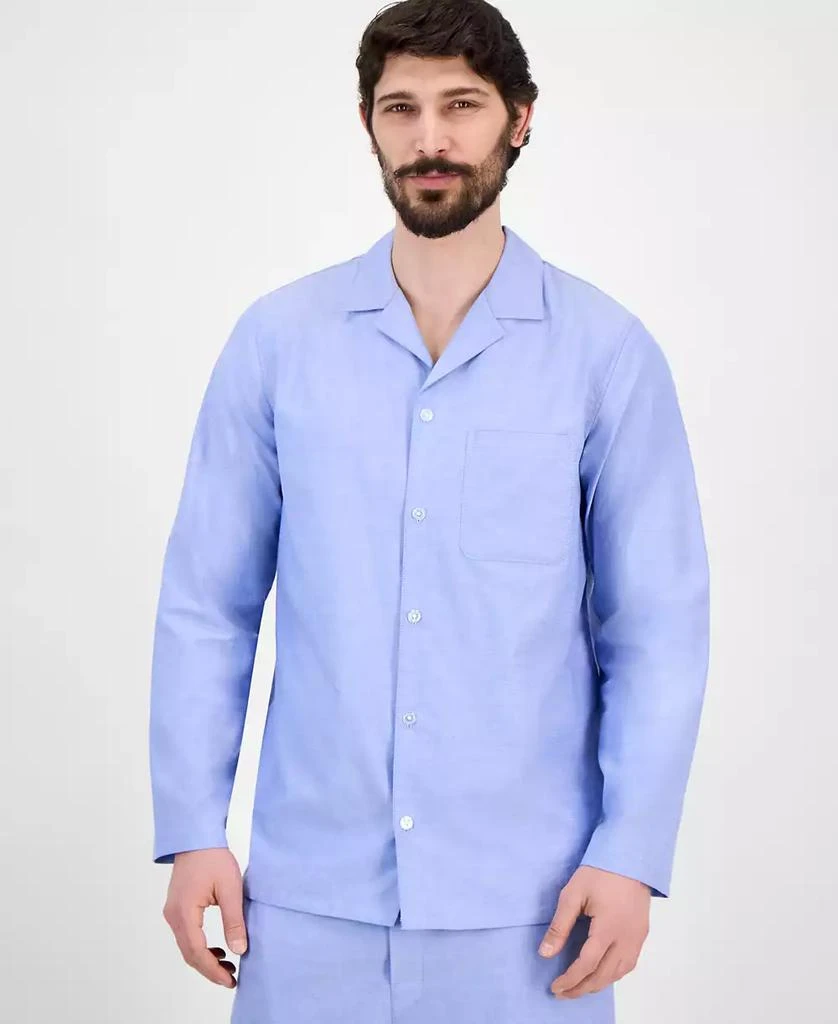 Club Room Men's Oxford Pajama Set, Exclusively at Macy's 3