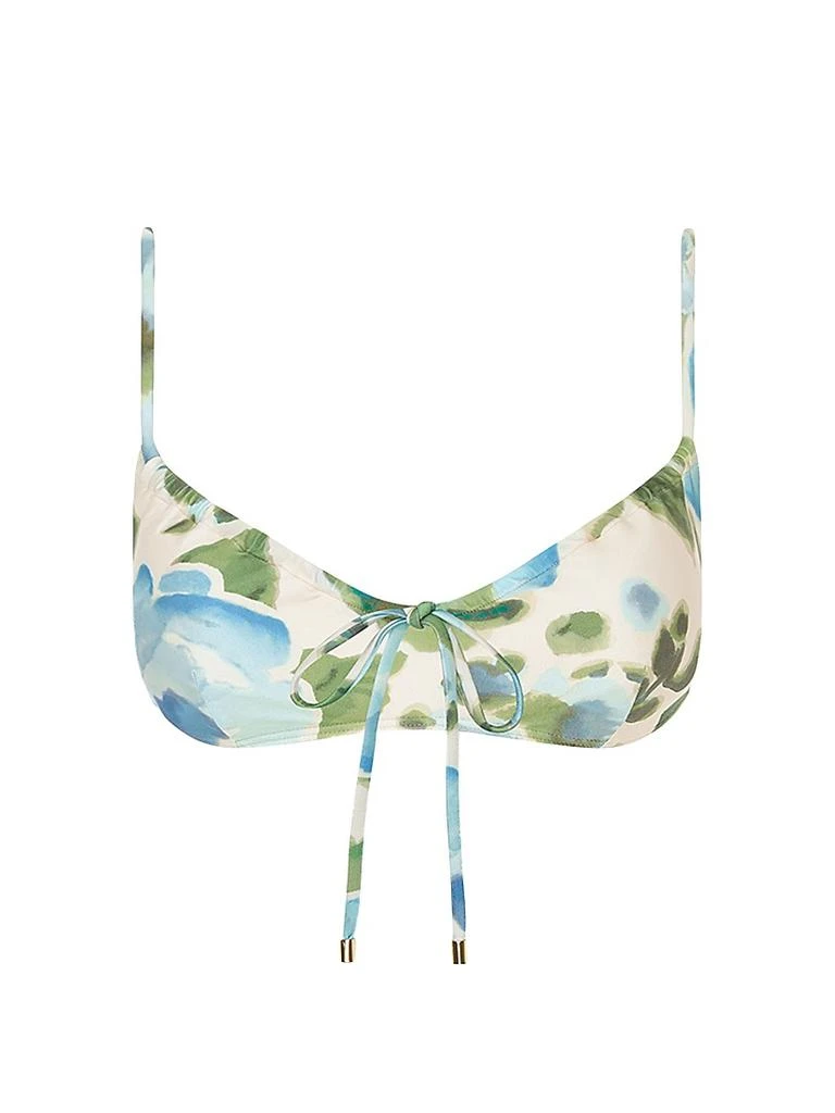 Peony Solstice Floral Bikini Top 1