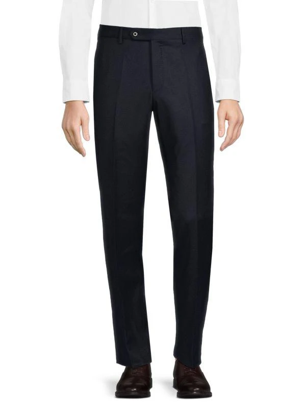 Zanella Parker Modern Fit Wool Blend Pants 1