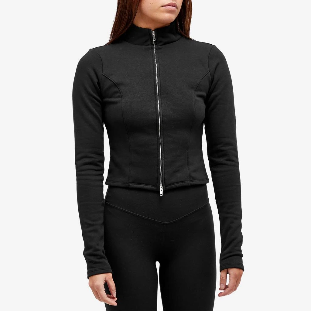 Good American Good American Compression Terry Mock Zip Top 2
