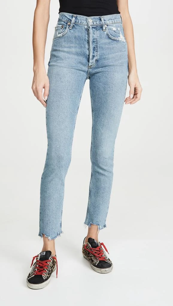 AGOLDE Nico High Rise Slim Fit Jeans 1