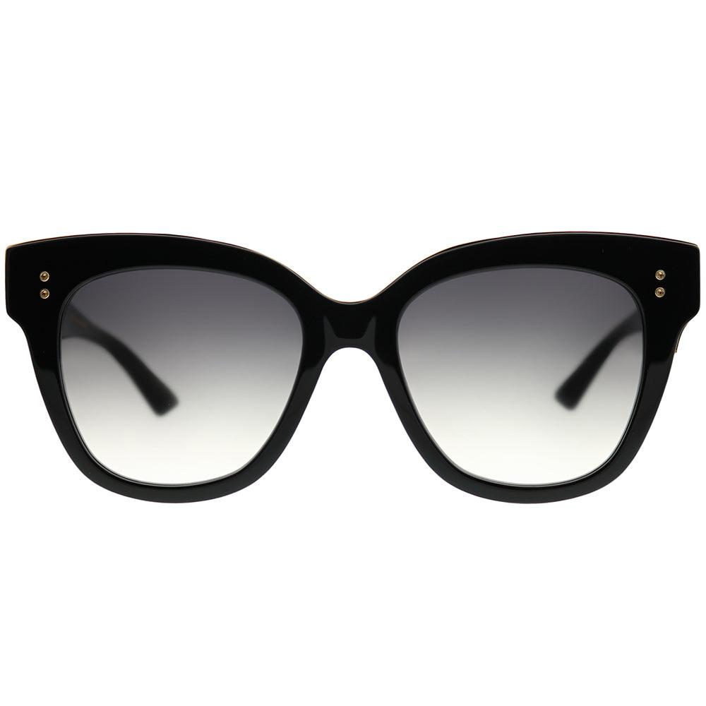 Dita Day Tripper 22031-A-BLK-GLD-55 Unisex Square Sunglasses