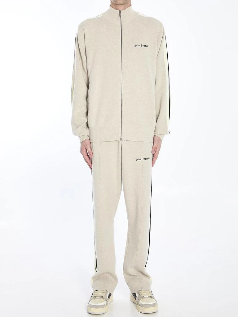 Palm Angels Track Jacket In Wool And Cashmere 5