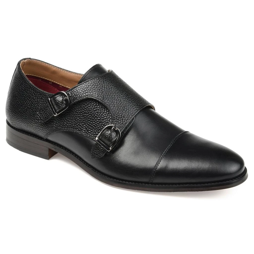 Thomas & Vine Calvin Wide Width Double Monk Strap Dress Shoe 1