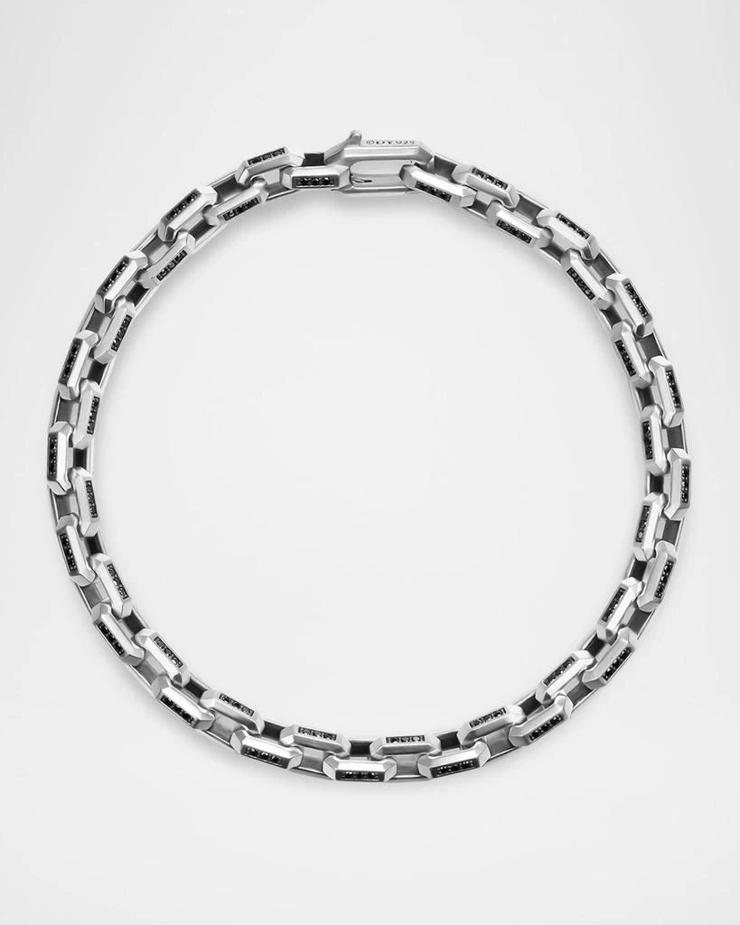 David Yurman Men
s Streamline® Heirloom Chain Link Bracelet in Silver with Diamonds, 5.5mm 3