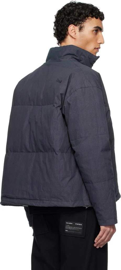 Izzue Gray Indigo-Dyed Down Jacket 3