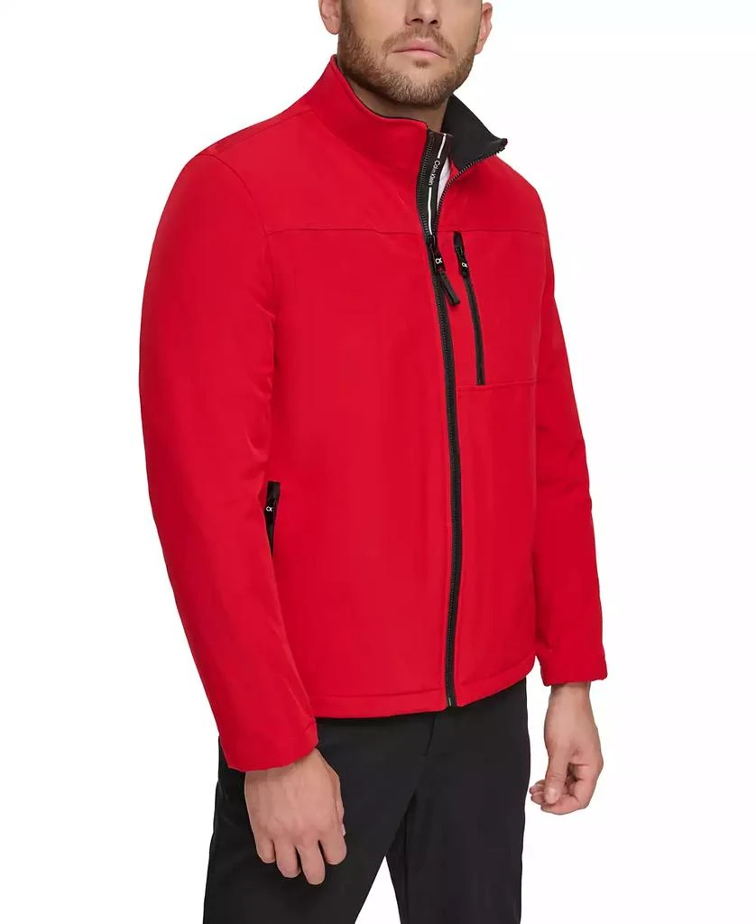 Calvin Klein Men's Sherpa Lined Classic Soft Shell Jacket 1