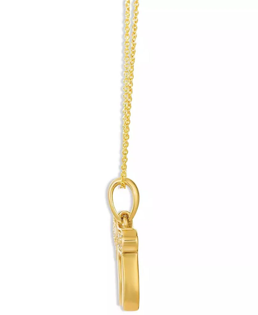 Le Vian Vanilla Diamond® Chai Pendant Necklace (1/6 ct. t.w.) in 14k Yellow Gold, 20" 2