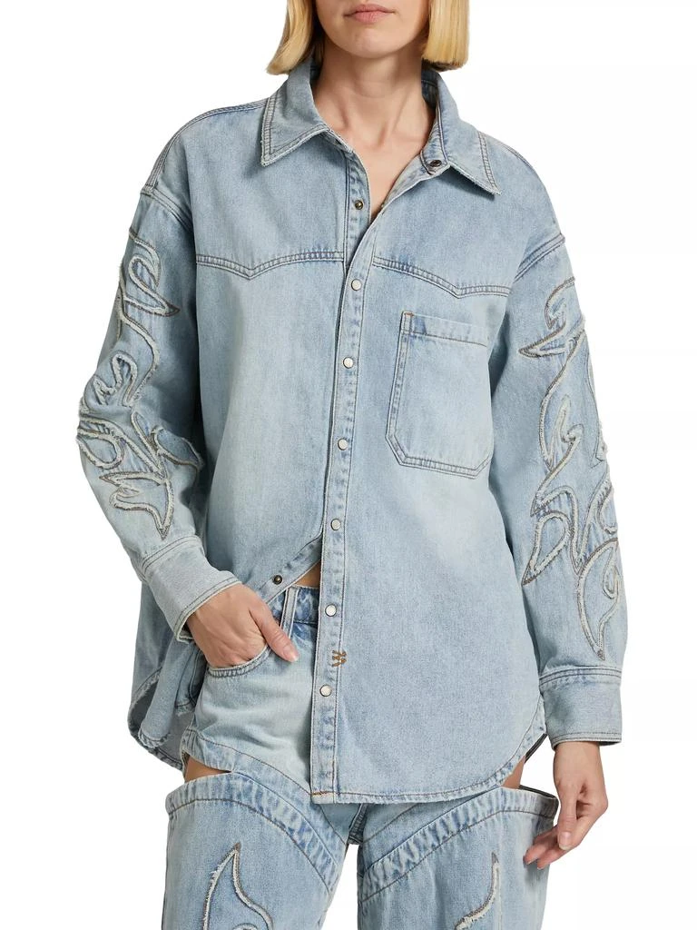 Ksubi Frontier Denim Paragon Patch Shirt 3