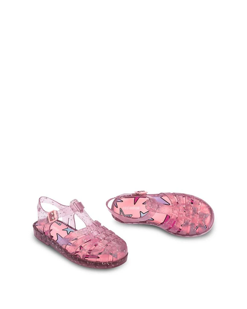 Mini Melissa Girls
 Possession Jelly Shiny Elements Fisherman Sandals - Toddler, Little Kid, Big Kid 3