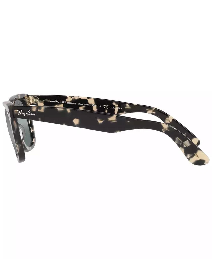 Ray-Ban Unisex Polarized Sunglasses, RB2140 Wayfarer Chromance 2