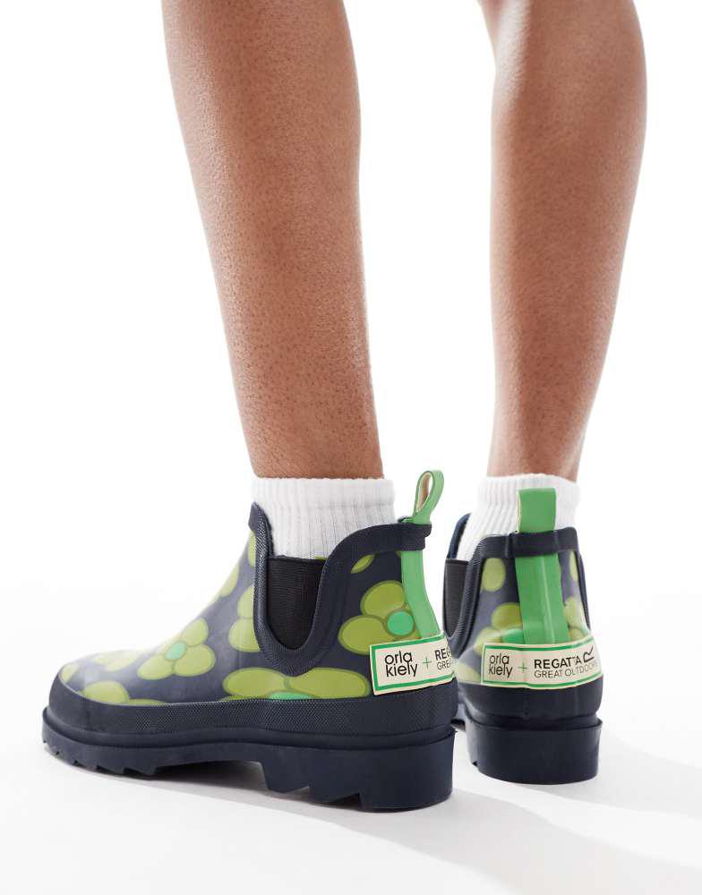 Regatta Regatta Orla kiely welly mid in flower navy