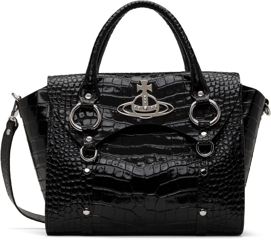 ◆Vivienne Westwood◆ユニセックス BIOGREEN SAFFIANO バッグ Vivienne Westwood Black Biogreen Saffiano Pouch UNI