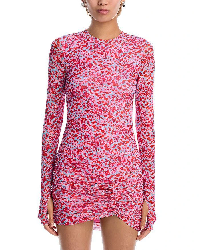 AFRM Mirza Ruched Mini Dress 7