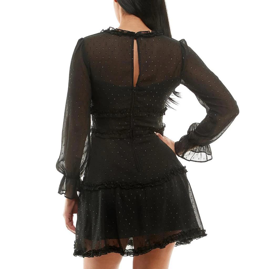 B. Smart Juniors Womens Mini Ruffled Fit & Flare Dress 2