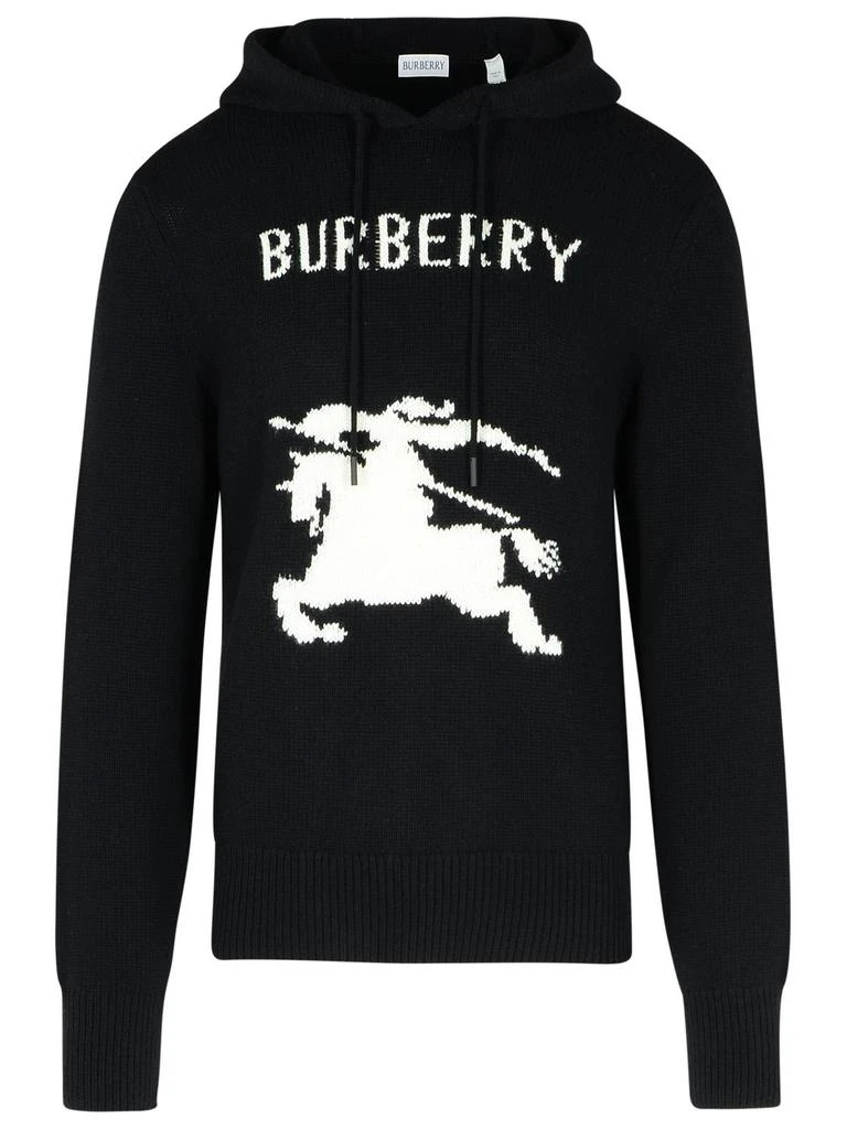 Burberry Black Wool Blend Sweater 1