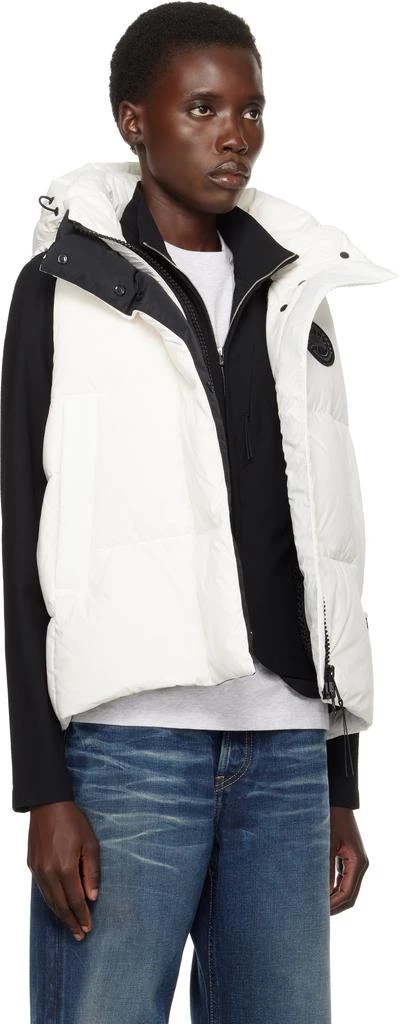 White 'Black Label' Junction Down Vest – On Sale Now with Up to 10