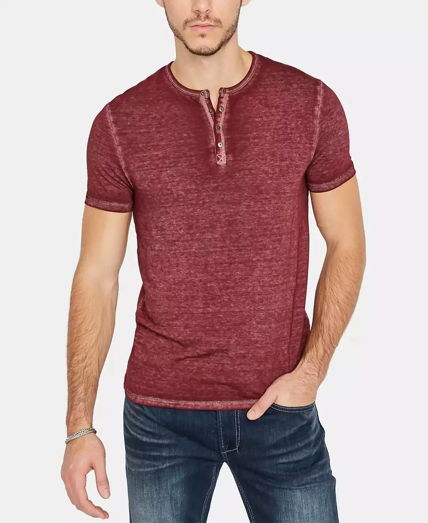 BUFFALO David Bitton Men’s Kasum Short Sleeve Henley Shirt 1