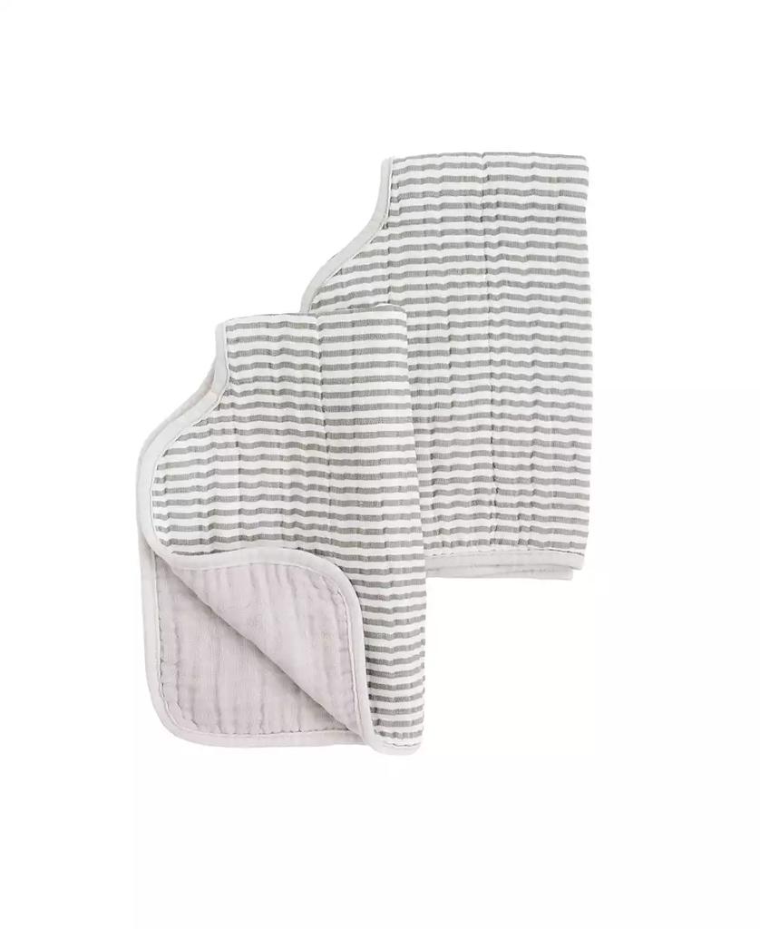 Little Unicorn Baby Girls and Baby Boys Cotton Muslin Baby Burp Cloth, Pack of 2