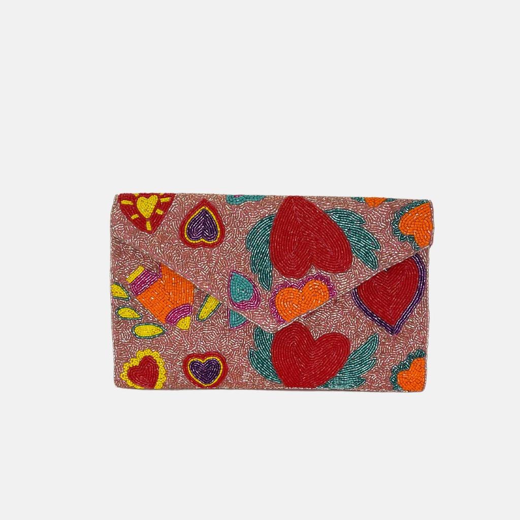 Treasure Jewels Treasure Jewels - Women's Wing Heart Clutch Bag
