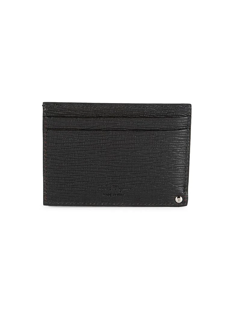 Salvatore Ferragamo Black Textured Case Salvatore Ferragamo Sunglasses Case Only Hardcase Clamshell  main image 4