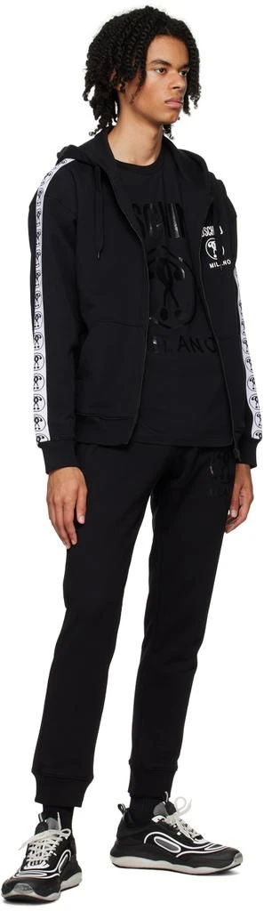 Moschino Black Double Question Mark T-Shirt 4
